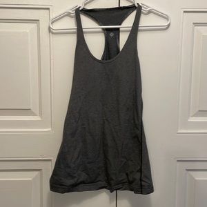 Black and white lululemon tank top